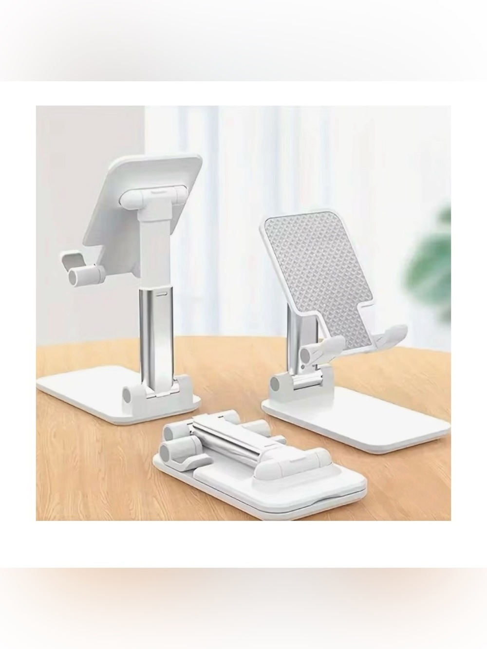 Universal Compact Foldable Adjustable Mobile Phone and Tablet Stand
